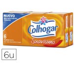 Pañuelos de papel colhogar compacto blanco 4 capas paquete de 6 pañuelos