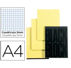 Black block Papel Clairefontaine amarillo antireflejo , especialmente pensado para una lectura facil. - 297x210 mm - Verde claro