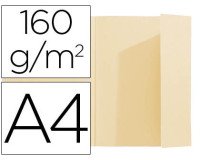 Paquete de 100 Subcarpetas SUPER A4 24x 32 1 solapa Exacompta 160 g/m2