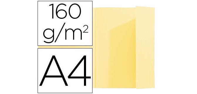 Paquete de 100 Subcarpetas SUPER A4 24x 32 1 solapa Exacompta 160 g/m2