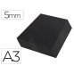 Carton pluma liderpapel negro doble cara din a3 espesor 5 mm