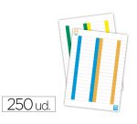 Tira de papel para visores pack de 250 etiquetas