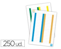 Tira de papel para visores pack de 250 etiquetas