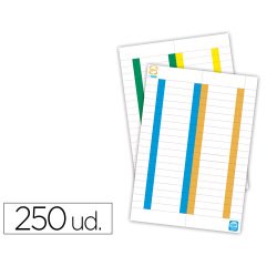 Tira de papel para visores pack de 250 etiquetas
