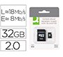 Memoria sd micro q-connect flash 32 gb clase 6 con adaptador