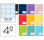 Libreta liderpapel smart a5 32 hojas 60 gr rayado nº46 colores surtidos