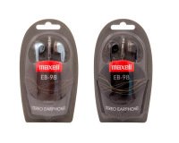 Auricular Con cable maxel black-silver 1,2 m