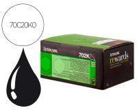 Lexmark 702K R Original Negro 1 pieza(s)