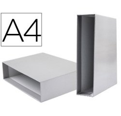 Caja archivador liderpapel lomo 75mm de palanca carton documenta