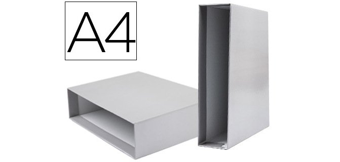 Caja archivador liderpapel lomo 75mm de palanca carton documenta