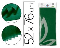 Papel seda liderpapel 52x76cm 18g/m2 bolsa de 5 hojas