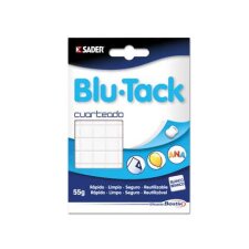 Sujetacosa masilla bostik blu tack blanco cuarteado