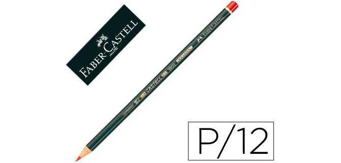 Lapices copiativo faber castell rojo unidad