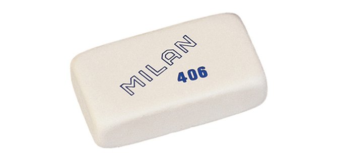 Goma de borrar milan 406 unidad
