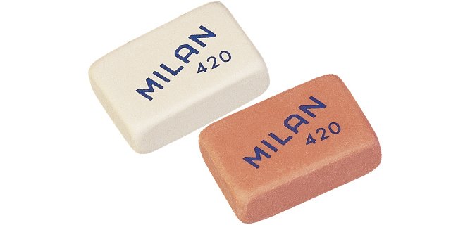 Goma de borrar milan 420 unidad
