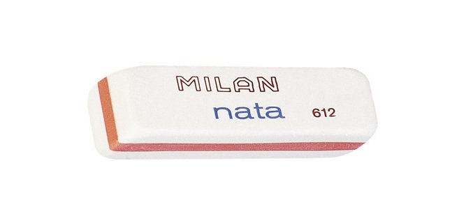 Goma de borrar milan 612 unidad