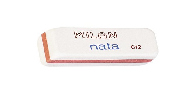 Goma de borrar milan 612 unidad
