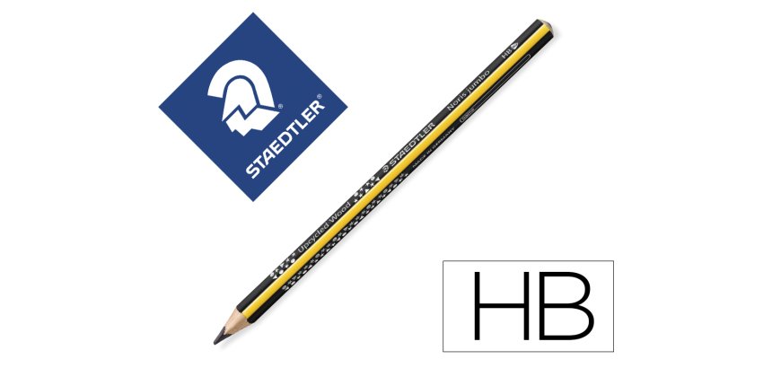 Lapices de grafito staedtler triplus jumbo hb unidad