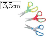 Tijeras escolares ergonómicas Liderpapel soft color aleatorio