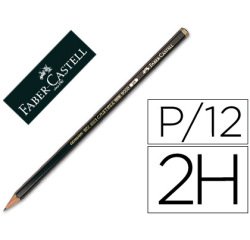Lapices de grafito faber 9000 2h unidad