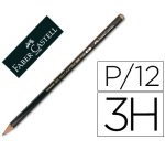 Lapices de grafito faber 9000 3h unidad