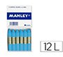 Lapices cera manley unicolor celeste claro n.41 caja de 12 unidades