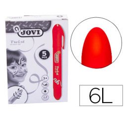 Barra de maquillaje jovi twist make-up caja de 5 unidades