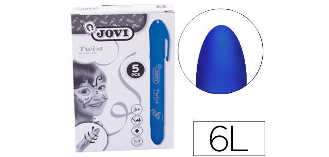 Barra de maquillaje jovi twist make-up caja de 5 unidades