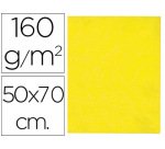 Fieltro liderpapel 50x70 cm amarillo 160 g/m2