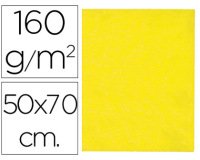 Fieltro liderpapel 50x70 cm amarillo 160 g/m2