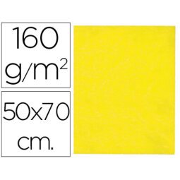 Fieltro liderpapel 50x70 cm amarillo 160 g/m2