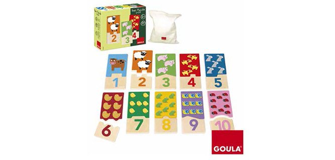 Puzle goula infantil duo 1-10