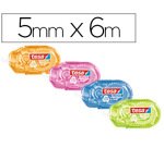 Corrector tesa cinta mini 5 mm x 6 m