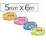 Corrector tesa cinta mini 5 mm x 6 m