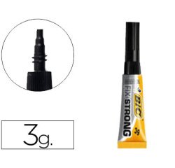 Pegamento bic fix strong 3 gr adhesivo extra fuerte