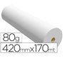 Papel reprografía ppc para planos 420 mm x 170 m 80 g