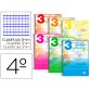 Cuaderno espiral liderpapel cuarto pautaguia tapa dura 80h 75gr cuadro pautado 3mm con margen