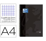 Bloc espiral oxford european book tapa extradura din a4 80 hojas cuadricula 5 mm color gris