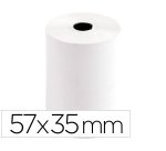 Rollo sumadora termico q-connect 57 mm ancho x 35 mm diametro para tpv sin bisfenola