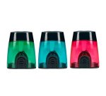 Sacapuntas liderpapel plastico 1 uso con deposito