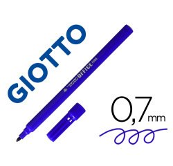 Rotulador tratto office fine punta de fibra trazo 0,7 mm azul