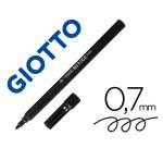 Rotulador tratto office fine punta de fibra trazo 0,7 mm negro