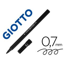 Rotulador tratto office fine punta de fibra trazo 0,7 mm negro