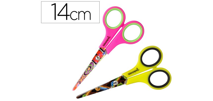 Tijera liderpapel hip hop 14cm unidad