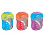 Sacapuntas color peps 2 usos con deposito colores surtidos