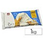 Arcilla sio-2 plus blanca endurece al aire paquete de 1 kg