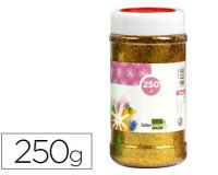 Purpurina liderpapel fantasia color oro metalizado bote de 250 gr