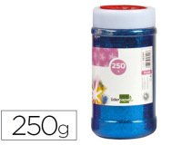 Purpurina liderpapel fantasia color azul metalizado bote de 250 gr