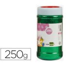 Purpurina liderpapel fantasia color verde metalizado bote de 250 gr