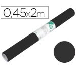 Rollo adhesivo liderpapel unicolor negro mate rollo de 0,45 x 2 mt